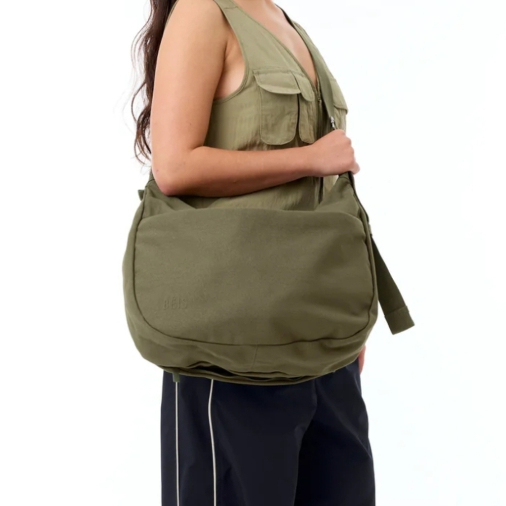 BEIS Olive Green Crossbody Bag - Picture 13 of 15
